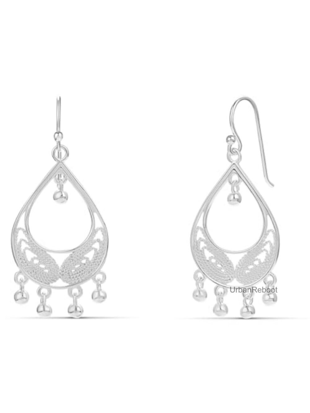 Sterling Silver Plated Dangle Earrings for Women - Hypoallergenic Boho